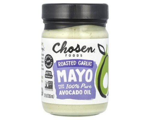 Chosen Foods, Roasted Garlic Mayo, 12 fl oz (355 ml)