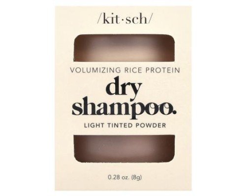 Kitsch, Volumizing Rice Protein Dry Shampoo, Light Tinted Powder, 0.28 oz (8 g)