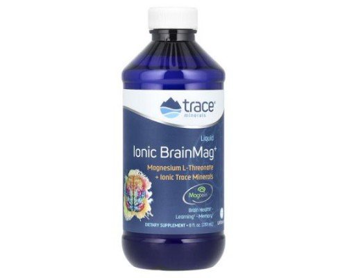 Trace, Liquid Ionic BrainMag+, Unflavored, 8 fl oz (237 ml)