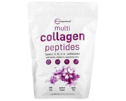 Micro Ingredients, Multi Collagen Peptides, Unflavored, 2 lb (907 g)