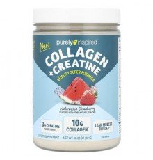 Purely Inspired, Collagen + Creatine, Watermelon Strawberry, 10.63 oz (301 g)
