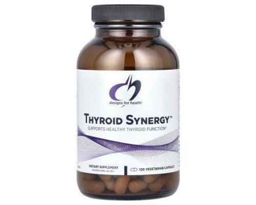 Designs For Health, Thyroid Synergy™, 120 Vegetarian Capsules