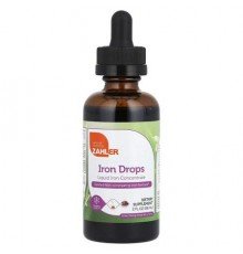 Zahler, Iron Drops, Great-Tasting Mixed Berry, 2 fl oz (59 ml)