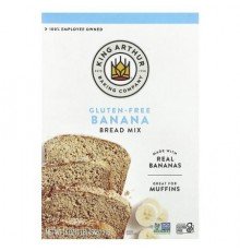 King Arthur Baking Company, Gluten-Free Banana Bread Mix, 16 oz (454 g)