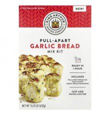 King Arthur Baking Company, Pull-Apart Garlic Bread Mix Kit, 15.25 oz (432 g)