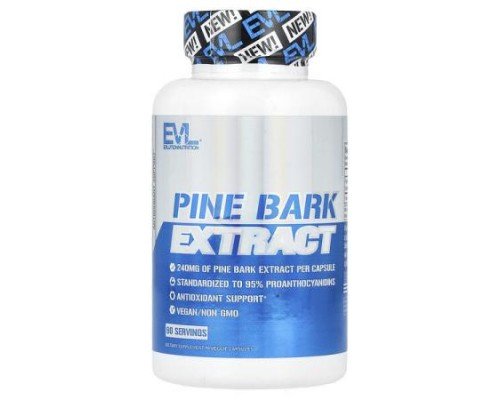 EVLution Nutrition, Pine Bark Extract, 90 Veggie Capsules (240 mg per Capsule)