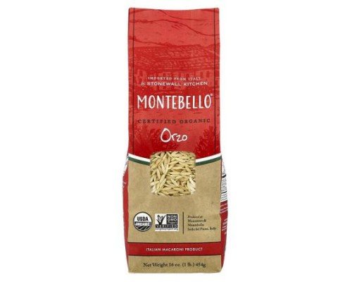 Montebello, Organic Orzo, 16 oz (454 g)