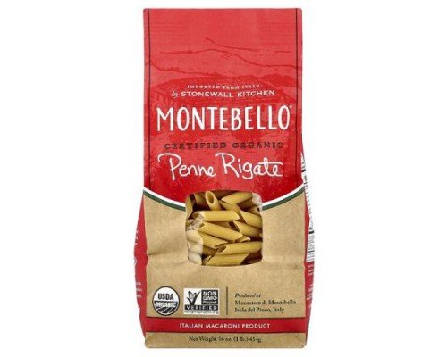 Montebello, Organic Penne Rigate, 16 oz (454 g)