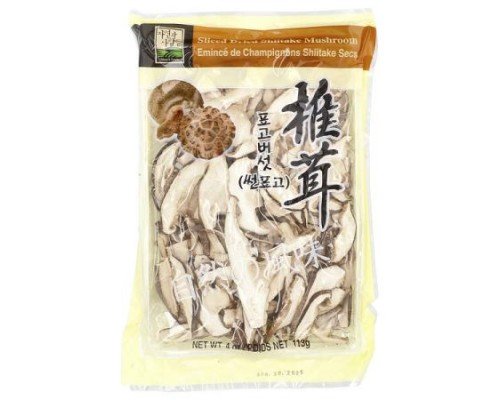Jayone, Sliced Dried Shiitake Mushroom, 4 oz (113 g)