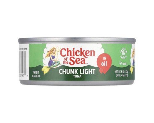 Chicken of the Sea, Chunk Light Tuna in Oil, 5 oz (142 g)