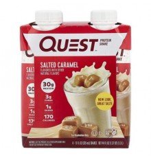 Quest Nutrition, Protein Shake, Salted Caramel, 4 Shakes, 11 fl oz (325 ml) Each