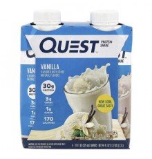 Quest Nutrition, Protein Shake, Vanilla, 4 Shakes, 11 fl oz (325 ml) Each