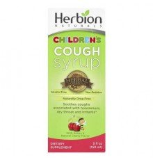 Herbion Naturals, Children's Cough Syrup, Alcohol Free, With Honey & Natural Cherry , 5 fl oz (150 ml)