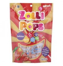 Zollipops, Suckers, Mango + Strawberry, 5.2 oz (147 g)