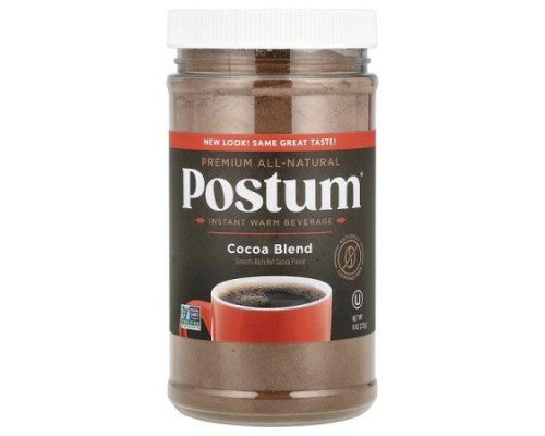 Postum, Instant Warm Beverage, Cocoa Blend, Caffeine Free, 8 oz (227 g)