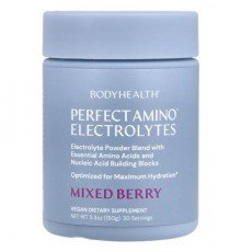 BodyHealth, Perfect Amino™ Electrolytes, Mixed Berry , 5.3 oz (150 g)