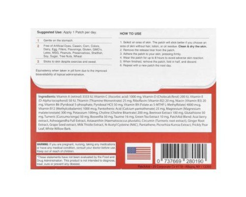 PatchAid, Hangover Plus Patch, 30 Patches