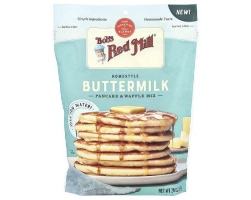 Bob's Red Mill, Homestyle Buttermilk Pancake & Waffle Mix, 20 oz (567 g)