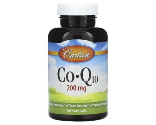 Carlson, CoQ10, 200 mg, 90 Soft Gels