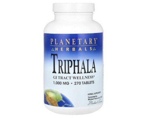 Planetary Herbals, Triphala, 270 Tablets
