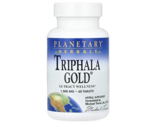 Planetary Herbals, Triphala Gold®, 60 Tablets