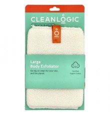 CleanLogic, Sustainable, Large Body Exfoliator, 1 Count
