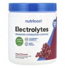 Nutricost, Electrolytes, Advanced Hydration Complex, Grape, 1 lb (468 g)