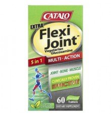 CATALO, Extra Flexi Joint™ Vegetarian Glucosamine, 60 Vegetarian Tablets
