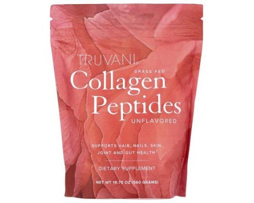 Truvani, Grass Fed Collagen Peptides, Unflavored, 19.75 oz (560 g)