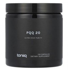 Toniiq, PQQ 20, 120 Capsules (20 mg per Capsule)