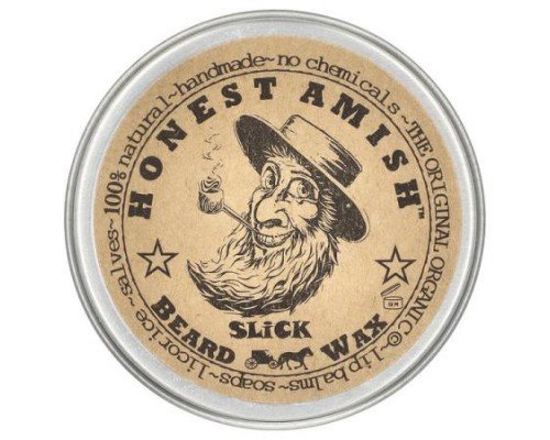 Honest Amish, Slick Beard Wax, 2 oz (60 ml)