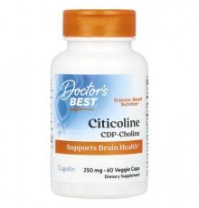 Doctor's Best, Citicoline, 250 mg, 60 Veggie Caps