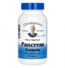 Christopher's Original Formulas, Pancreas Formula, 100 Vegetarian Caps