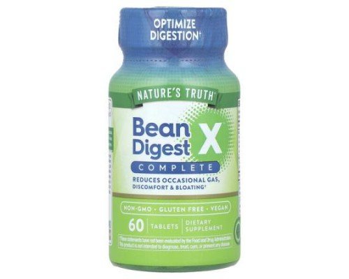 Nature's Truth, Bean Digest X™ Complete, 60 Tablets