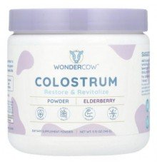 Wondercow, Colostrum Powder, Elderberry, 5.15 o (146 g)