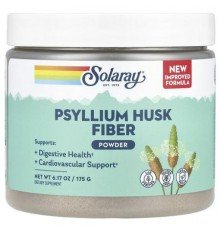 Solaray, Psyllium Husk Fiber Powder, 6.17 oz (175 g)