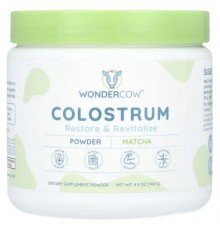 Wondercow, Colostrum Powder, Matcha, 4.9 oz (140 g)