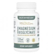 SMNutrition, Magnesium Bisglycinate, 120 Capsules (36 mg Per Capsule)