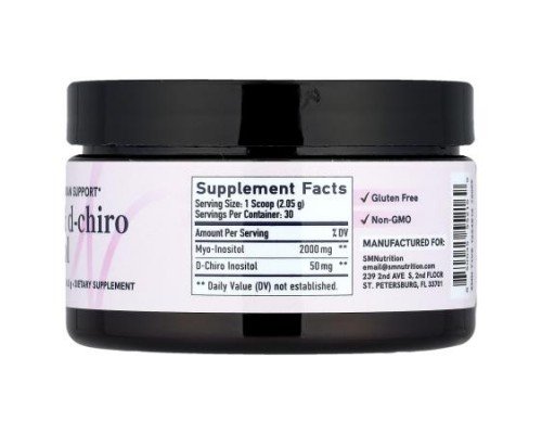 SMNutrition, Myo & D-Chiro Inositol, 2.17 oz (61.5 g)