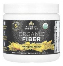 Ancient Nutrition, Organic Fiber, Pineapple Mango , 6.7 oz (191 g)