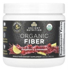 Ancient Nutrition, Organic Fiber, Raspberry Lemonade, 6.5 oz (185.2 g)