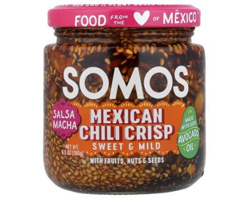 Somos, Salsa Macha, Mexican Chili Crisp, Sweet & Mild, 6.5 oz (185 g)