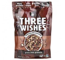 Three Wishes, Grain Free Granola, Chocolate Almond, 8 oz ( 227 g)