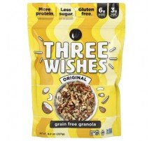 Three Wishes, Grain Free Granola, Original, 8 oz (227 g)