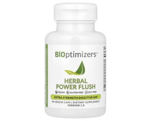 BIOptimizers, Herbal Power Flush, 90 Veggie Caps