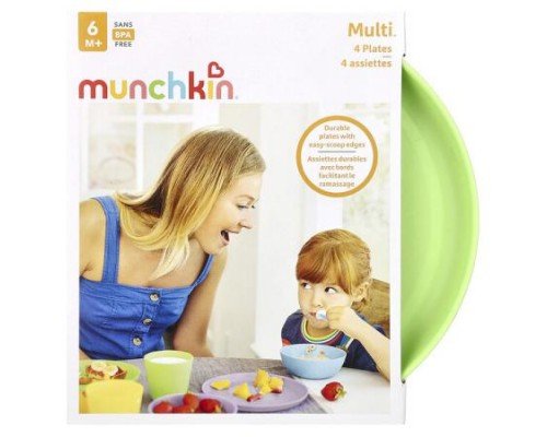 Munchkin, Multi™ Plates, 6 Months+, 4 Count