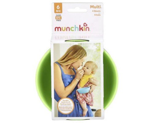 Munchkin, Multi™ Bowls, 6 Months+, 4 Count