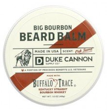 Duke Cannon Supply Co., Big Bourbon Beard Balm, Oak Barrel , 1.6 oz (48 g)