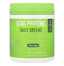 Vital Proteins, Daily Greens, Green Apple, 9.3 oz (265 g)