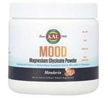 KAL, Mood Magnesium Glycinate Powder, Mandarian, 9.8 oz (278 g)